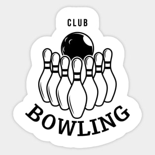 Bowling club Sticker